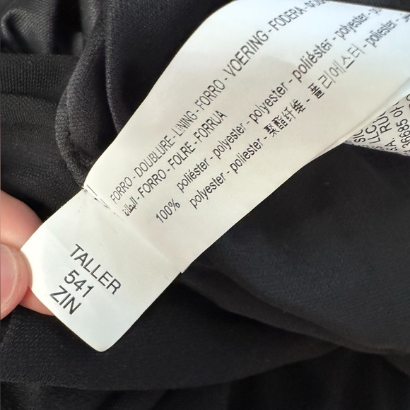 Zara Strapless Cut Out Detail Ruched Bodycon Mini Dress in Black Small - Picture 11 of 13